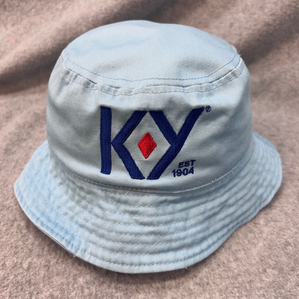 KY Est 1904 Unisex Light Blue Hit Bucket Hat Cotton Twill OSFM